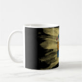 New Jersey state flag brush stroke Kaffeetasse (Links)