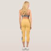New Jersey State Flag Capri Leggings (Rückseite)
