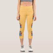 New Jersey State Flag Capri Leggings (Vorderseite)