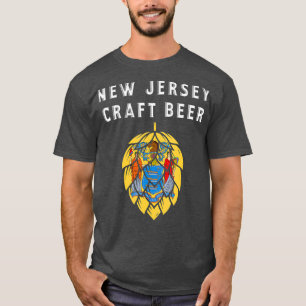 New Jersey State Flag Craft Beer Lovers T-Shirt