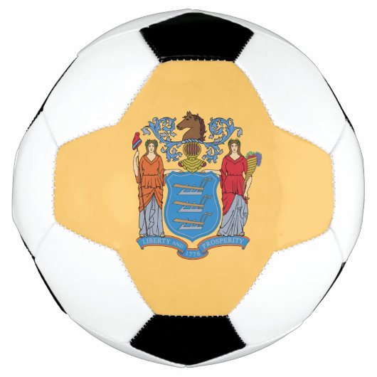 New Jersey State Flag Fußball (Vorderseite)