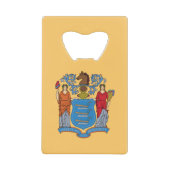 New Jersey State Flag Geldbeutel Flaschenöffner (Vorderseite)