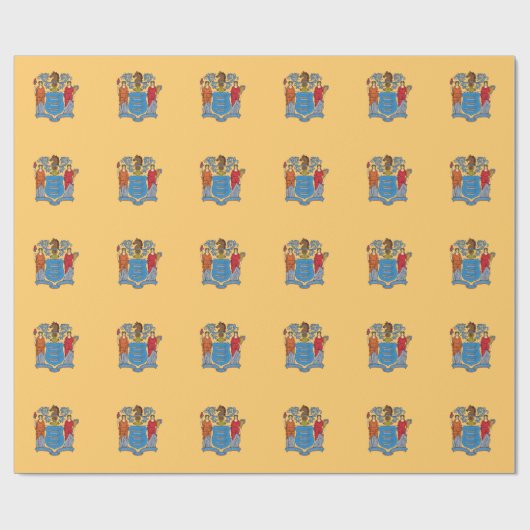 New Jersey State Flag Geschenkpapier (Flach)