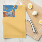 New Jersey State Flag Geschirrtuch (Viertel Falte)