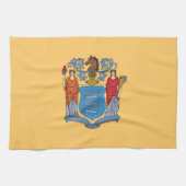 New Jersey State Flag Geschirrtuch (Horizontal)