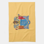 New Jersey State Flag Geschirrtuch (Vertikal)