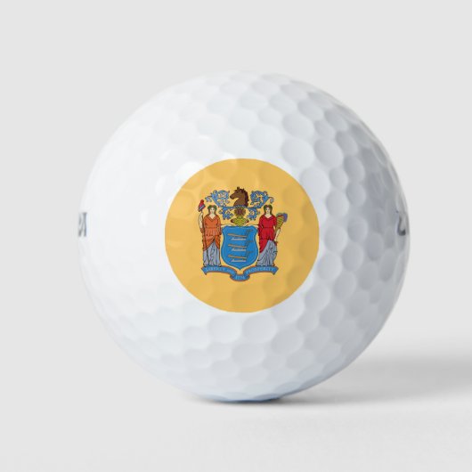 New Jersey State Flag Golfball (Vorderseite)