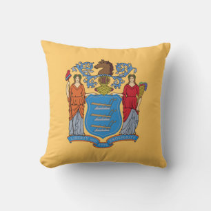 New Jersey State Flag Kissen