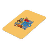 New Jersey State Flag Magnet (Linke Seite)
