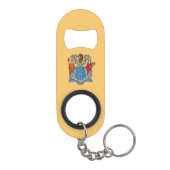 New Jersey State Flag Mini Flaschenöffner (Rückseite)