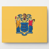 New Jersey State Flag Plaque Fotoplatte (Vorderseite)