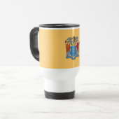 New Jersey State Flag Reisebecher (Vorderseite Links)