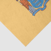 New Jersey State Flag Seidenpapier (Ausschnitt)