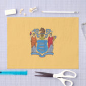New Jersey State Flag Seidenpapier (Handwerk)