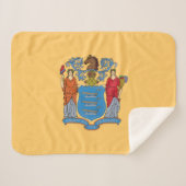 New Jersey State Flag Sherpadecke (Vorderseite (Horizontal))
