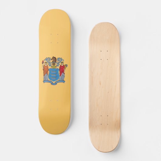 New Jersey State Flag Skateboard (Vorderseite)