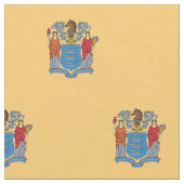 New Jersey State Flag Stoff (Nahaufnahme)