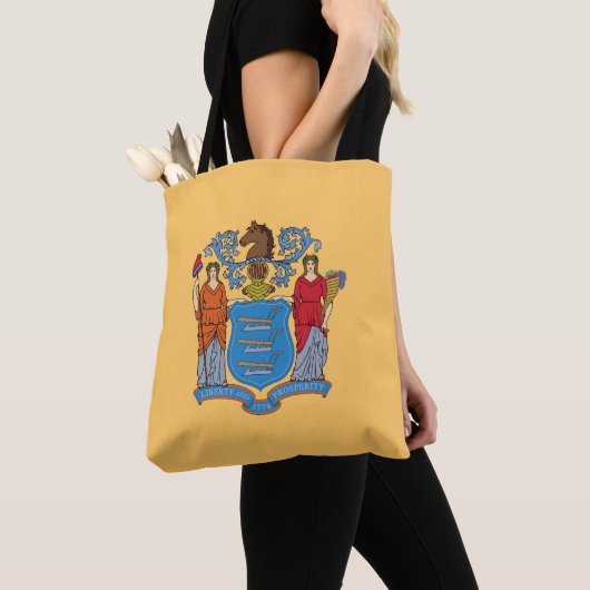New Jersey State Flag Tasche (Von Nahem)