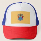 New Jersey State Flag Truckerkappe (Vorderseite)