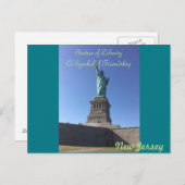 New Jersey Statue of Liberty Postcard Postkarte (Vorne/Hinten)