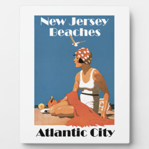 New Jersey Strände ~ Atlantic City Fotoplatte