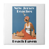New Jersey Strände ~ Beach Haven Fliese (Vorderseite)