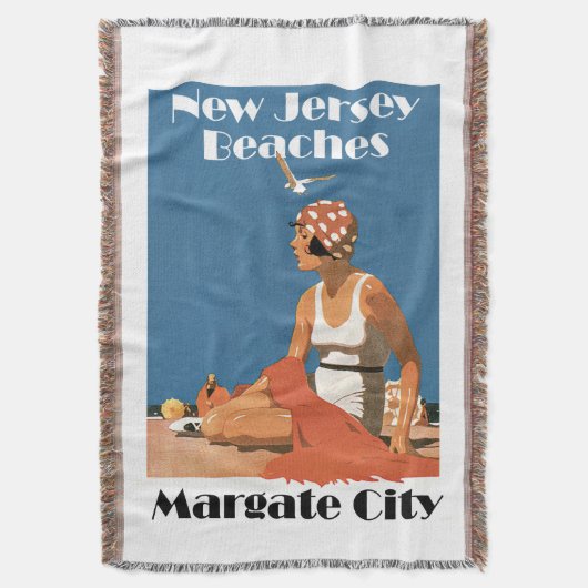 New Jersey Strände ~ Margate City Decke (Vorderseite Vertikal)