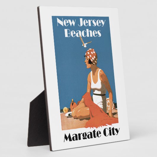 New Jersey Strände ~ Margate City Fotoplatte (Seite)