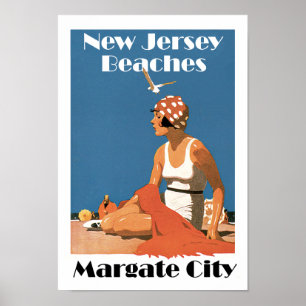 New Jersey Strände ~ Margate City Poster