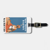 New Jersey Strände ~ Sea Isle City Gepäckanhänger (Vorderseite horizontal)