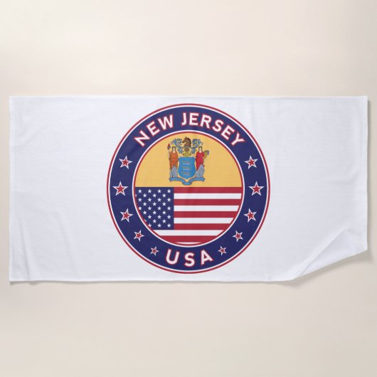New Jersey Strandtuch (Vorderseite)
