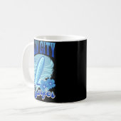 New Jersey Surfer Ocean City Nj Surfing Beach Sand Kaffeetasse (Vorderseite Links)
