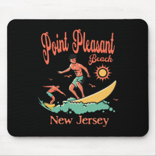 New Jersey Surfer Point Pleasant Beach Nj Surfen Mousepad