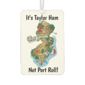 New Jersey Taylor Ham Autolufterfrischer (Rückseite)