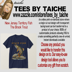 New Jersey Territorium Bachforelle T-Shirt