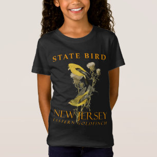 New Jersey Territory Bird The Eastern Goldfinch 2 T-Shirt