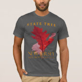 New Jersey Territory Tree The Northern Red Oak T-Shirt (Vorderseite)
