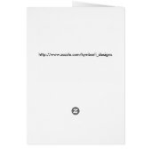 New Jersey The Garden Staat Grußkarte (Hinten)