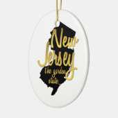 New Jersey The Garden Staat Keramik Ornament (Links)