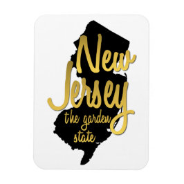 New Jersey The Garden Staat Magnet