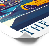 New Jersey The Garden Staat USA Travel Place Poster (Ecke)