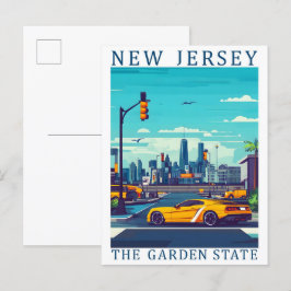 New Jersey The Garden Staat USA Travel Place Postkarte