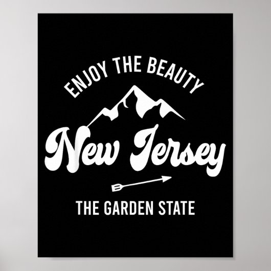 New Jersey - The Garden State - Enjoy The Beauty Poster (Vorne)