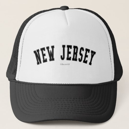 New-Jersey Truckerkappe (Vorderseite)
