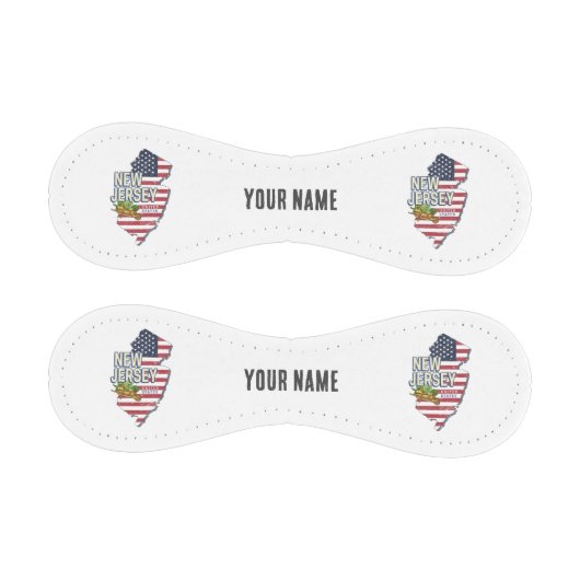 New Jersey United Staaten Retro Map USA Souvenir Baseball (Paneele)