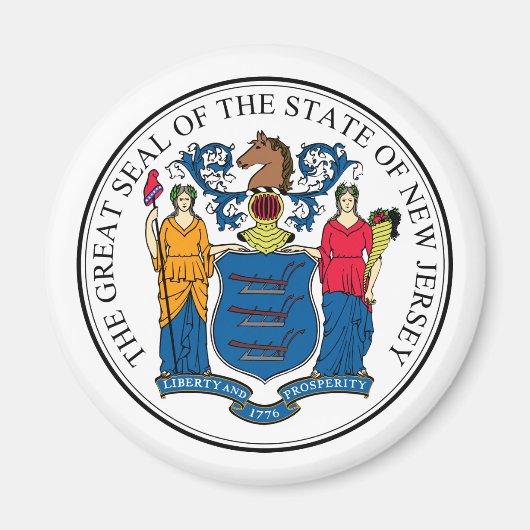 New Jersey, USA Magnet (Vorne)