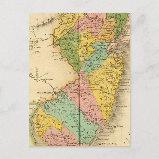 New Jersey USA Postkarte (Vorderseite)