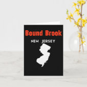 New Jersey Usa State America New Jerseyite Bound B Karte (Gelbe Blume)