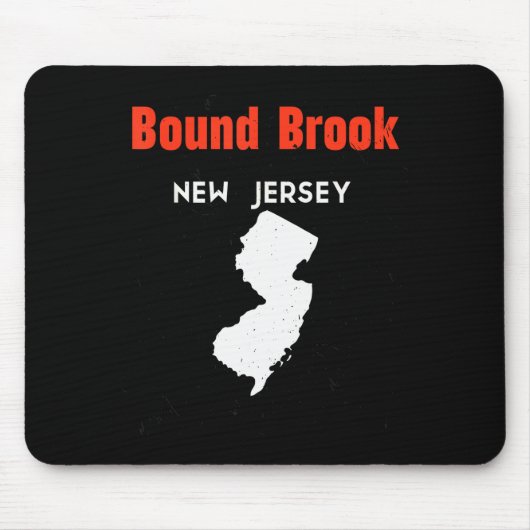 New Jersey Usa State America New Jerseyite Bound B Mousepad (Vorne)