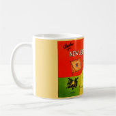 New Jersey Vintag Map Tasse (Links)